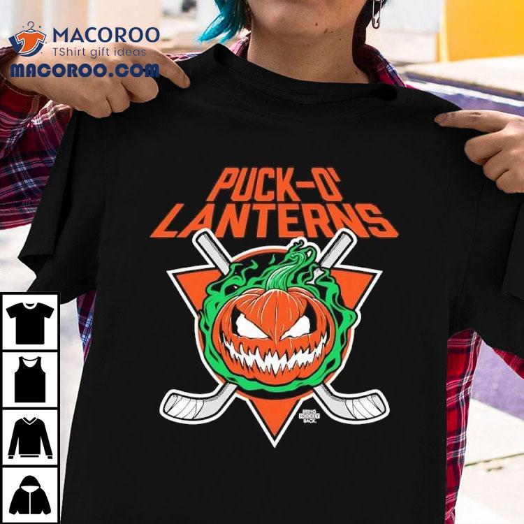 Puck O' Lanterns Bring Hockey Back Hockey Halloween Shirt