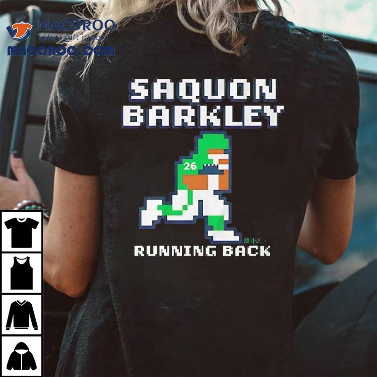 Saquon Barkley Retro Baller Running Back Graphic Shirt