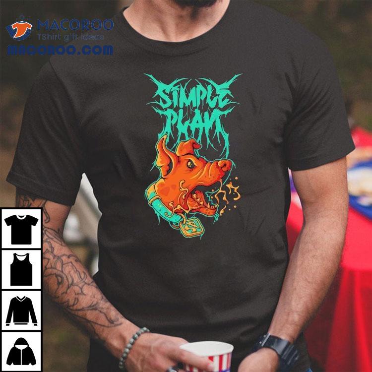 Simple Plan 2025 Halloween Spooky Metal Logo Shirt