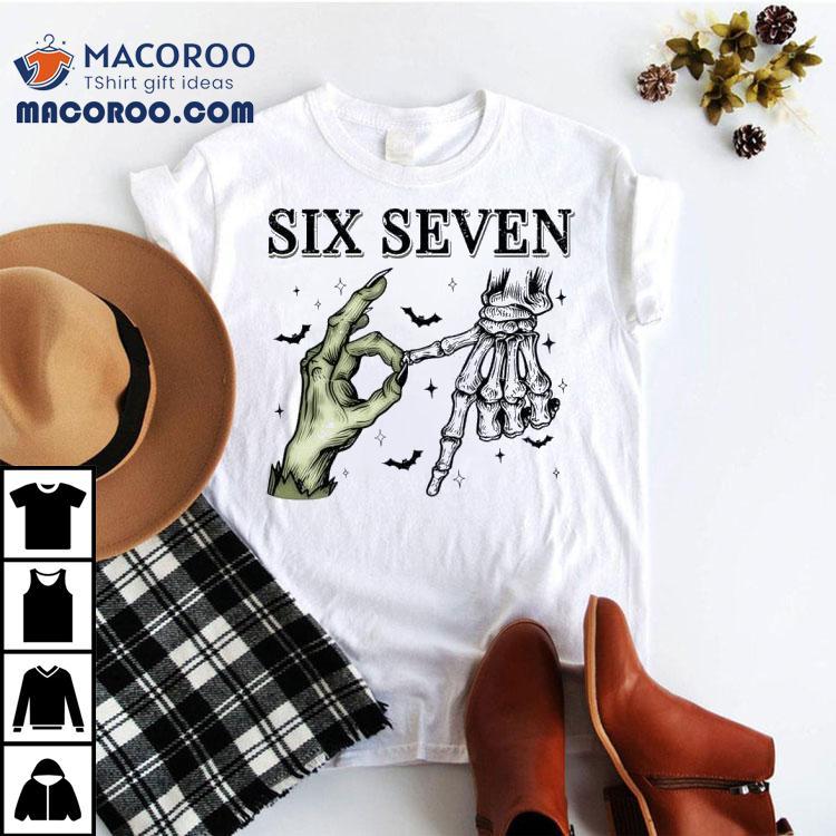 Six Seven Halloween Skeleton Shirt