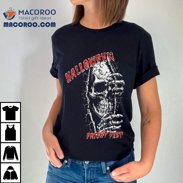Skeleton Halloween Fright Fest Shirt