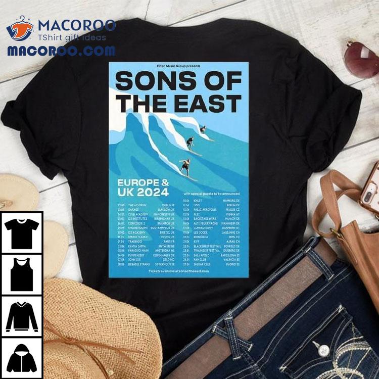 Sons Of The East Europe Uk Tour 2024 Shirt