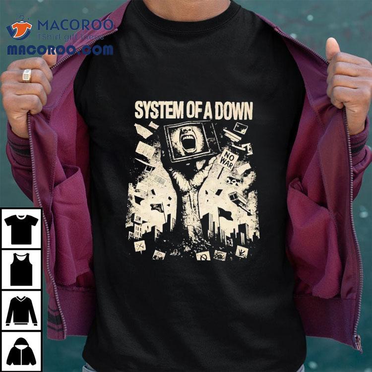 System Of A Down No War Vintage Shirt