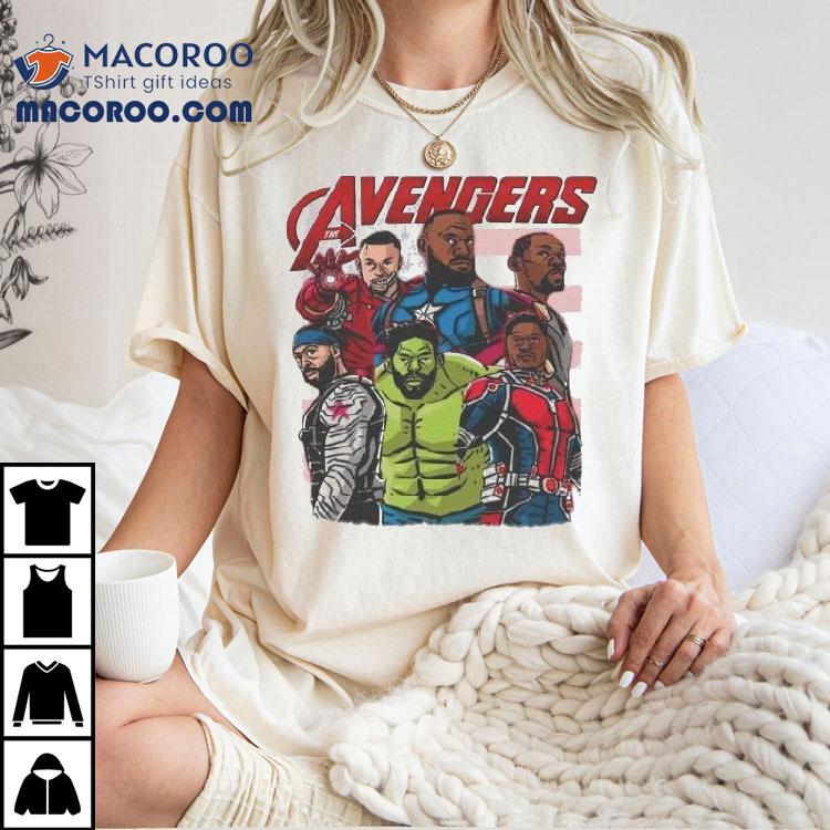 The Avengers Usa Basketball Team Olympics 2024 Shirt