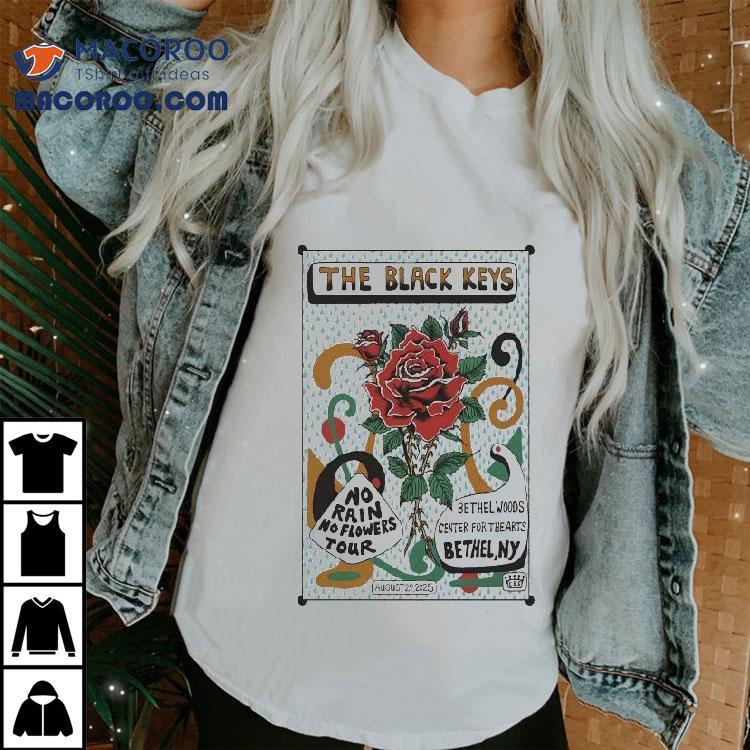 The Black Keys No Rain No Flowers Tour Bethel, Ny 2025 Shirt