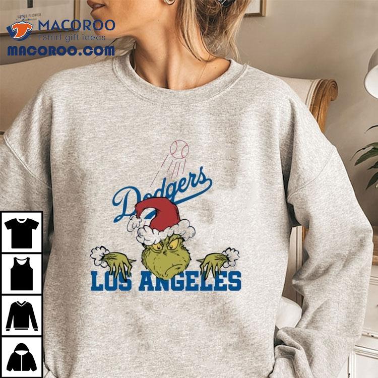 The Grinch Vs Los Angeles Dodgers Christmas Mlb Baseball 2025 Shirt