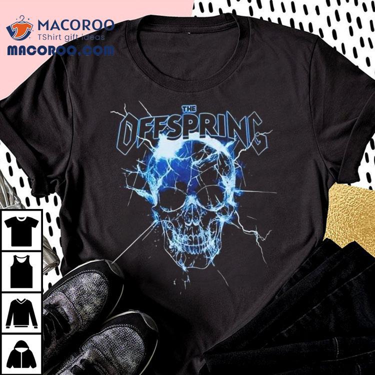 The Offspring Supercharged Worldwide Tour In'25 2025 Japan Australia Tour Lightning Skeleton Shirt