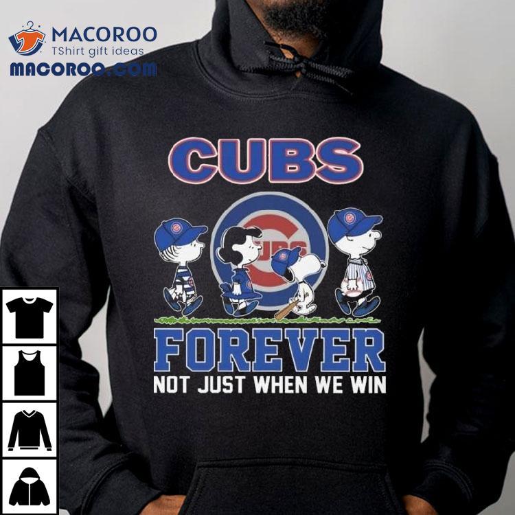 The Peanuts Walking X Chicago Cubs Forever Not Just When We Win 2025 Shirt