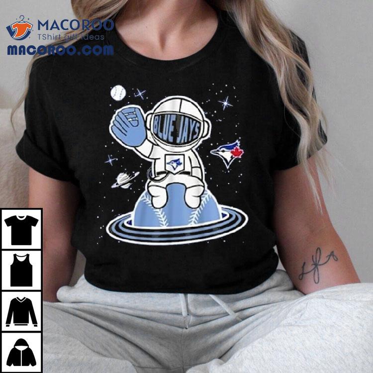 Toronto Blue Jays Boys Blue Space Ball Shirt