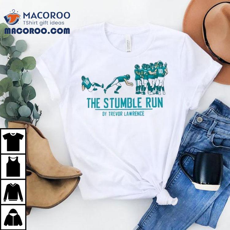 Trevor Lawrence Jacksonville Jaguars The Stumble Run By Trevor Lawrence Football Shirt
