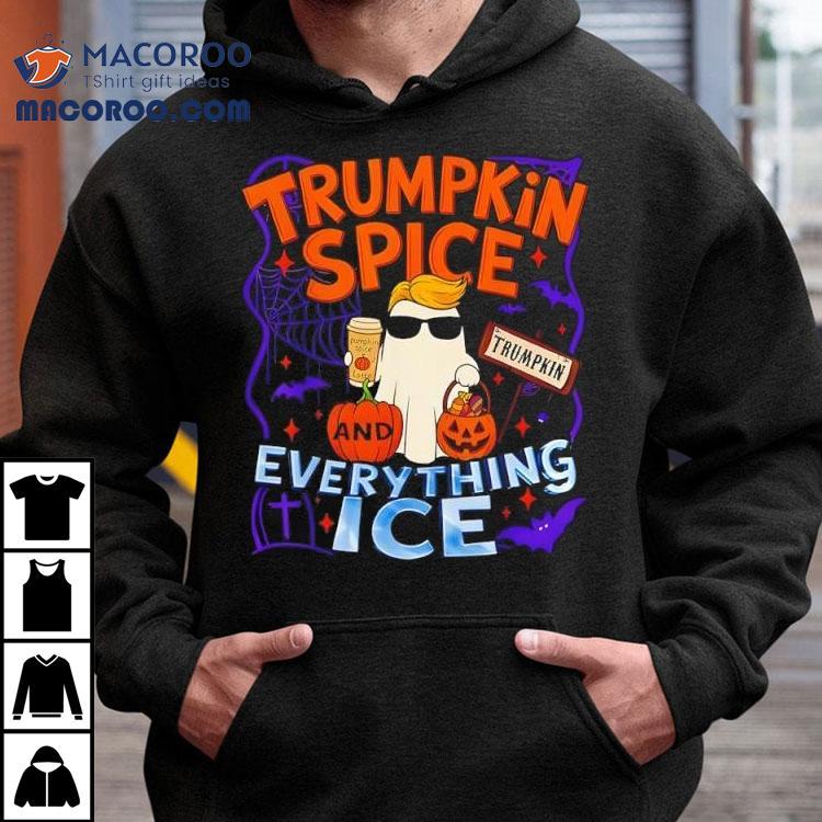 Trumpkin Spice And Everything Ice Pumpkin Spice Halloween Shirt