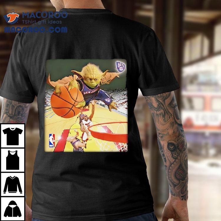 Yoda Slam Dunk Ballin Brooklyn Nets Nba Shirt