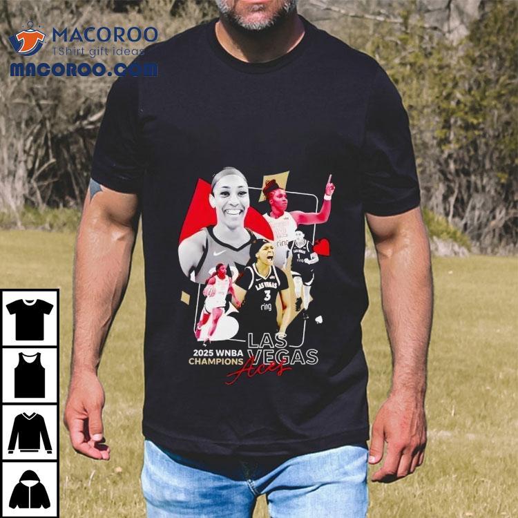 A’ja Wilson Las Vegas Aces 2025 Wnba Champions Shirt