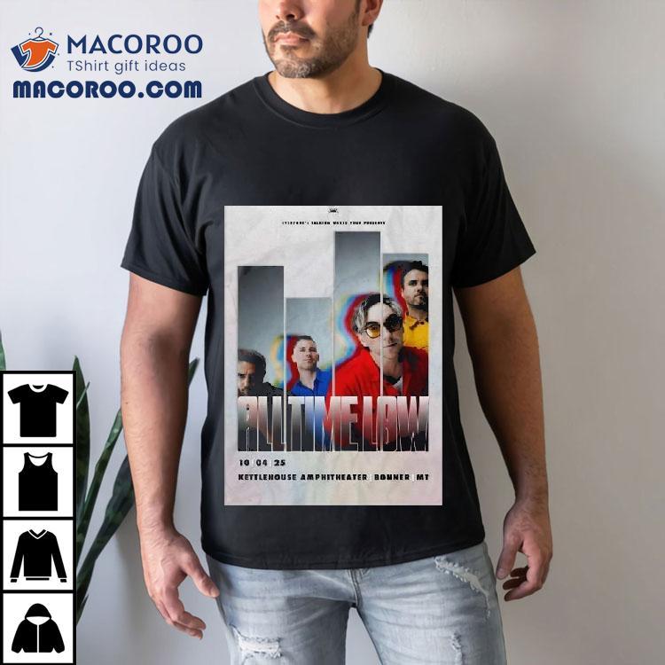 All Time Low October 4, 2025 Kettlehouse Amphitheater Show Shirt