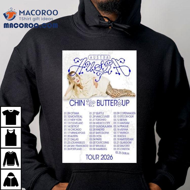 Austra Chin Up Buttercup Tour 2026 Shirt