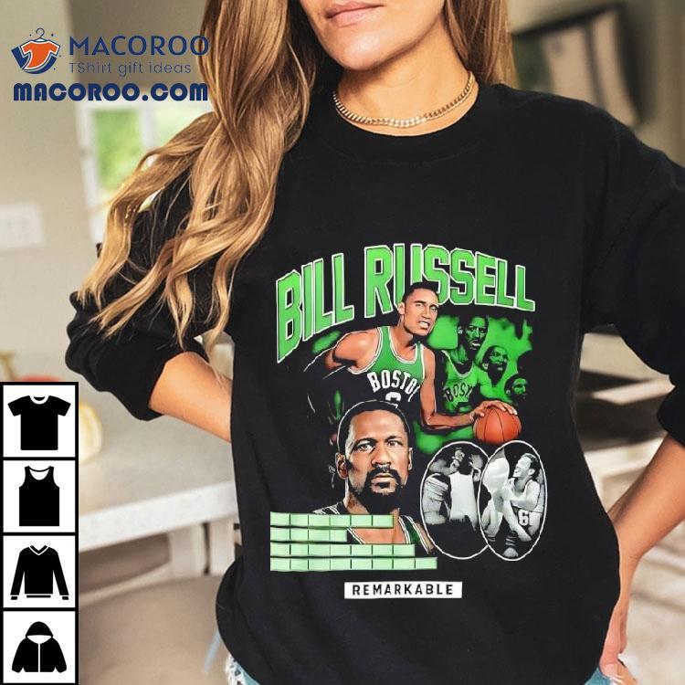Bill Russell Boston Celtics Player Remarkable Graphic Shirt