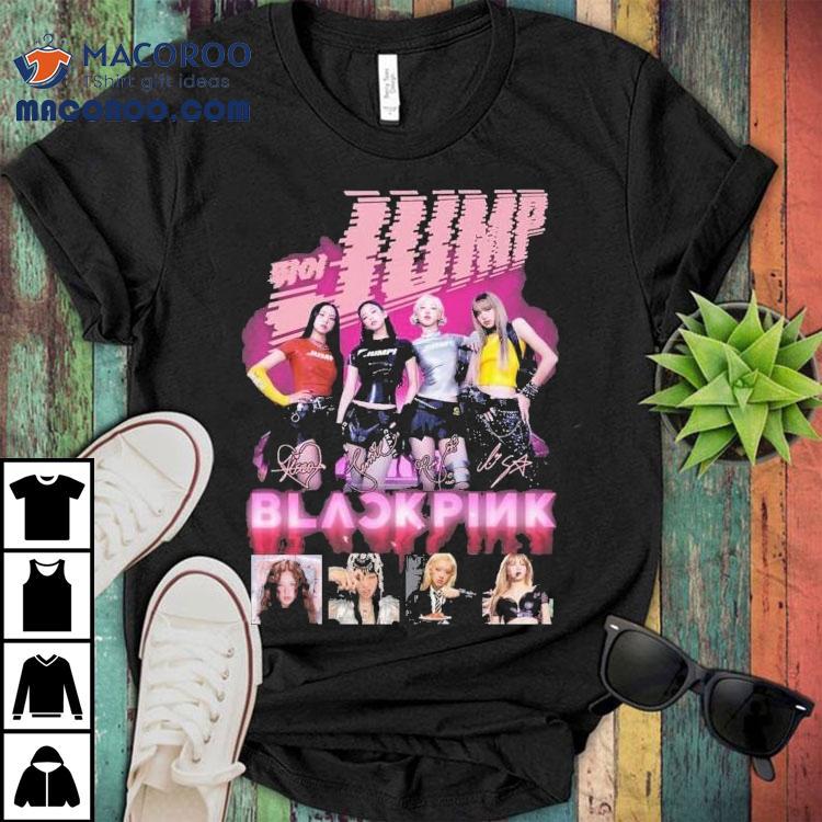 Blackpink Jump Signatures Shirt