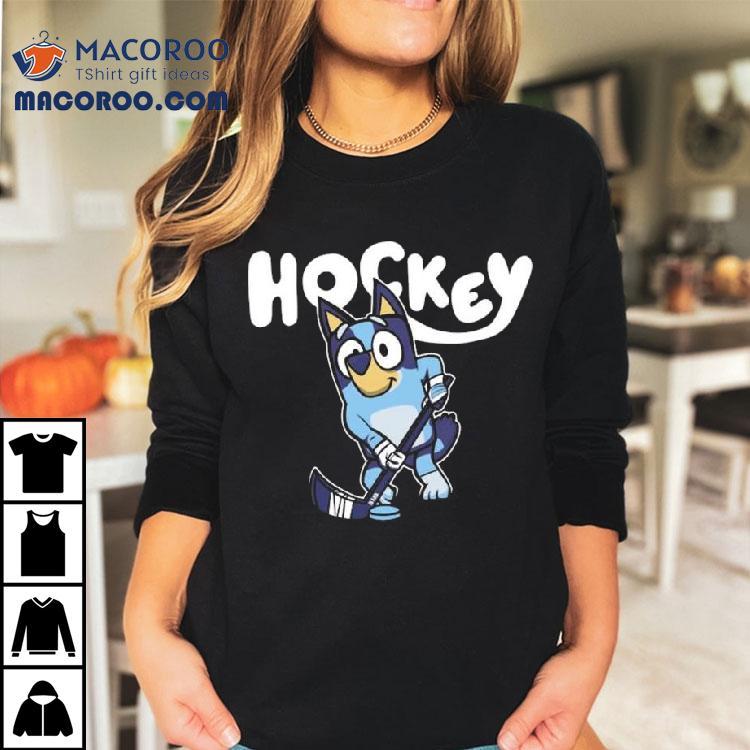 Bring Hockey Back Bluey Dog Hockey Shirt