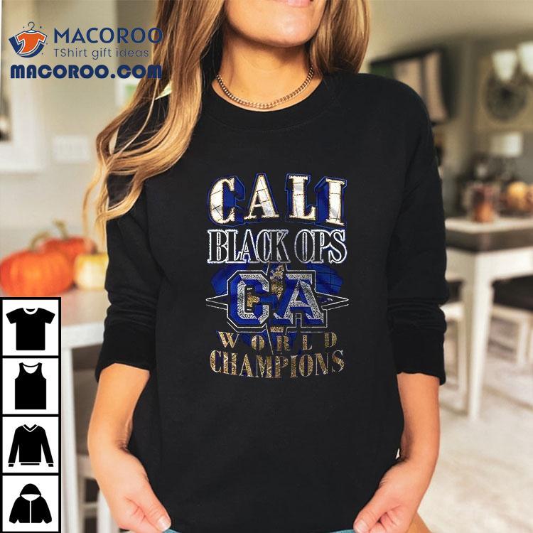 Cali Black Ops World Champions Logo Shirt