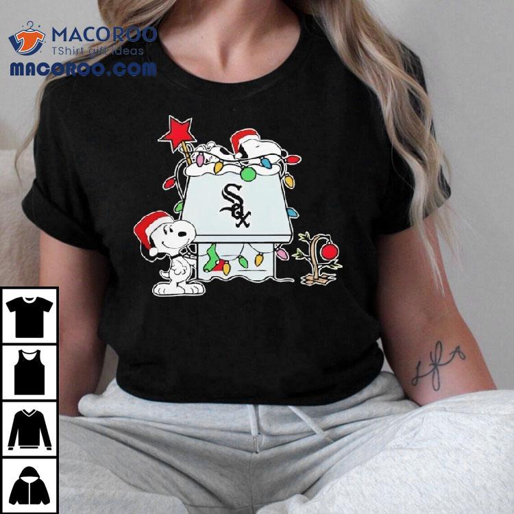 Chicago White Sox Christmas Snoopy Doghouse Shirt