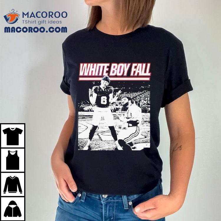 Dart And Skattebo White Boy Fall Shirt