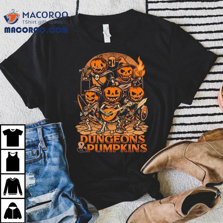 Dungeons And Pumpkins Halloween Shirt