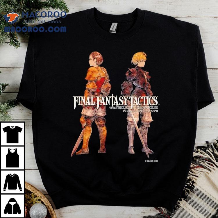 Final Fantasy Tactics The Ivalice Chronicles Delita And Ramza Shirt