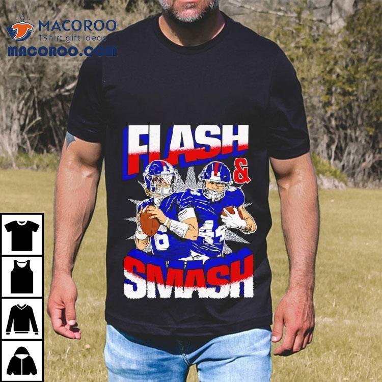 Flash And Smash New York Giants Shirt