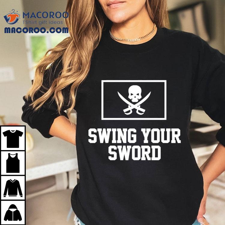 Joey Mcguire Wearing Swing Your Sword Shirt