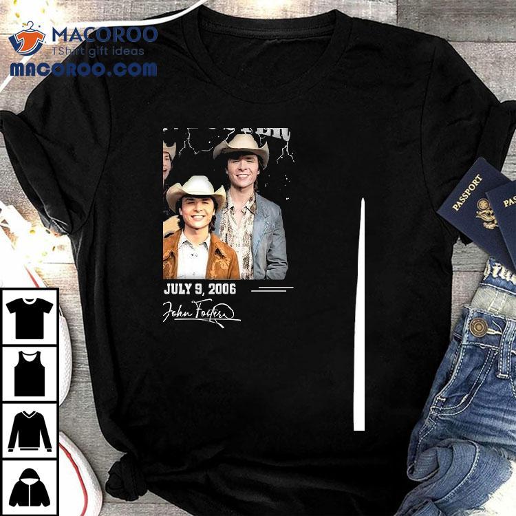 John Foster July 9 2006 Signature Vintage Shirt