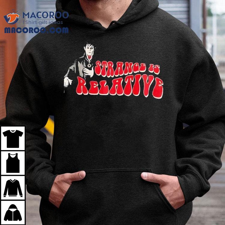 Johnny Depp Dark Shadows Strange Is Relative Movie Promo Shirt