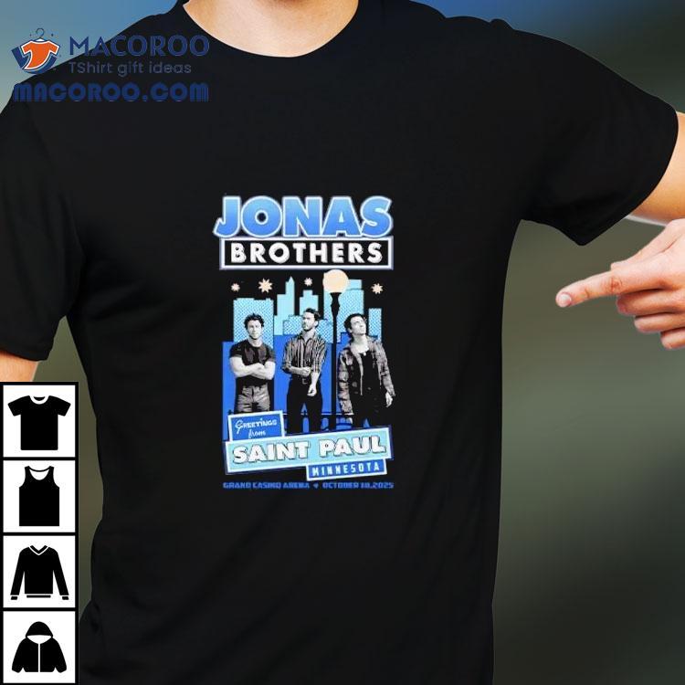 Jonas Brothers Greetings From Saint Paul Minnesota Shirt
