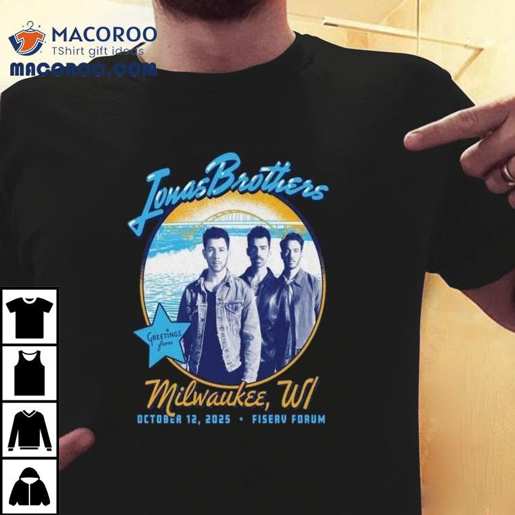 Jonas Brothers October 12, 2025 Milwaukee, Wi Shirt