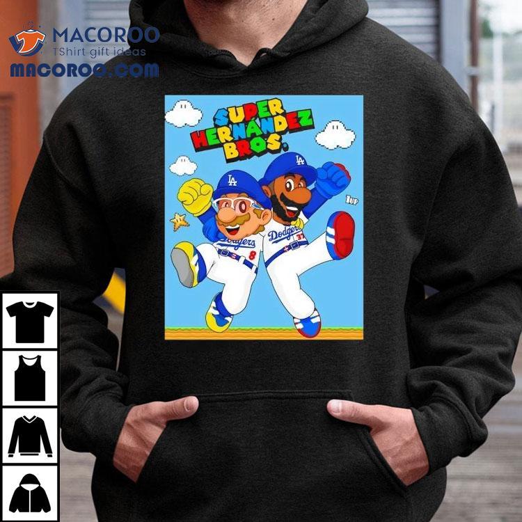Kike Hernandez And Teoscar Hernandez As Mario And Luigi Super Hernandez Bros Shirt