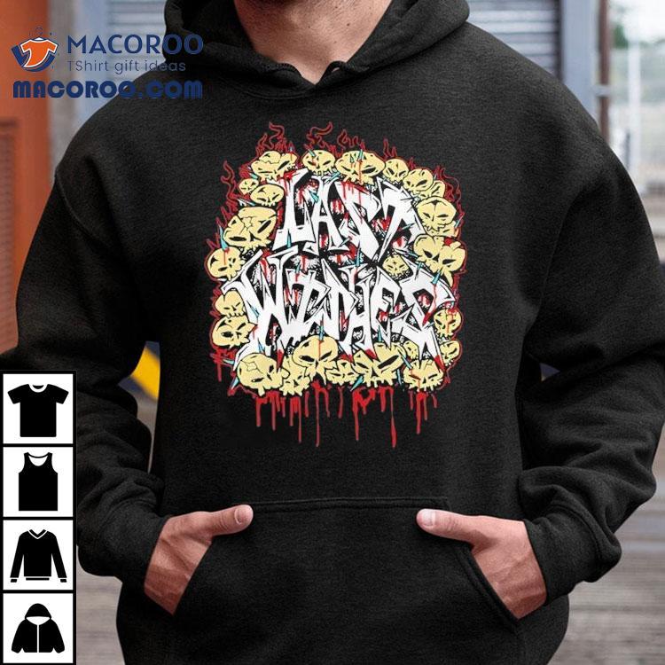 Last Wishes Skull Graffiti Shirt