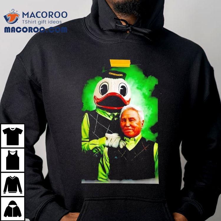 Lee Corso And The Oregon Ducks Mascot The Oregon Duck Shirt