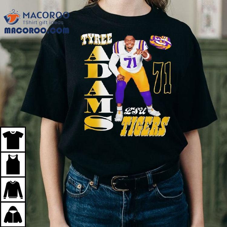 Lsu Tigers Football Tyree Adams Portrait Shirt