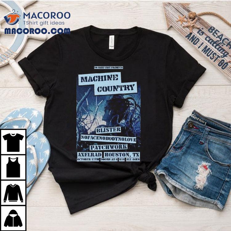 Machine Country October 12 2025 Houston Texas Shirt