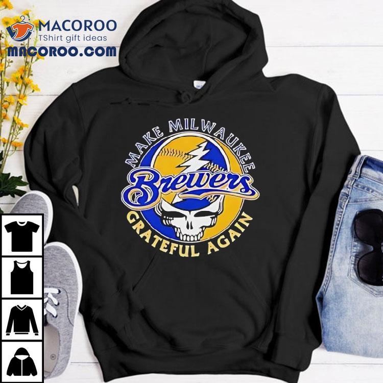 Make Milwaukee Brewers Grateful Dead Again Steal Your Face Symbol Shirt