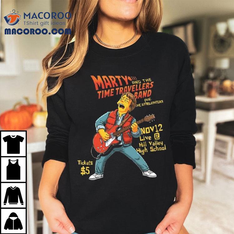 Marty And The Time Travellers Band Shirt