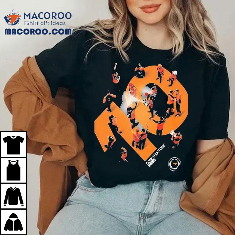 Mclaren Formula 1 Team 10 Constructors Wins 2025 Papaya Celebration World Champions Shirt