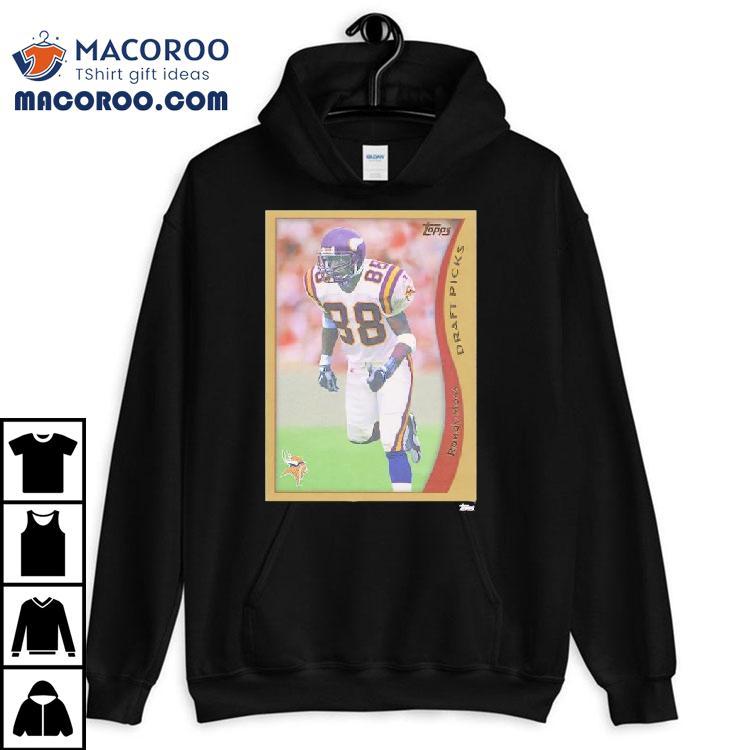 Minnesota Vikings Randy Moss Trading Card Shirt