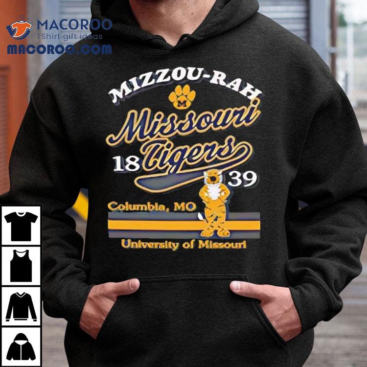 Mizzou Tigers Comfort Wash Paw Truman 1839 Mizzou Rah Columbia Mo University Of Missouri Shirt