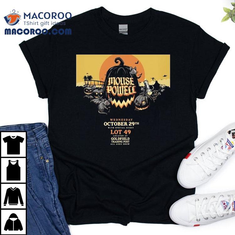 Mouse Powell Oct 29 2025 Sacramento Tour Halloween Shirt