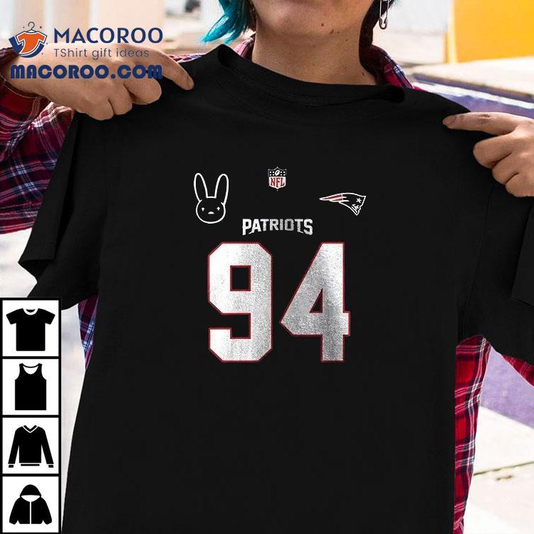 New England Patriots X Bad Bunny Super Bowl 2026 Football Benito 94 Shirt