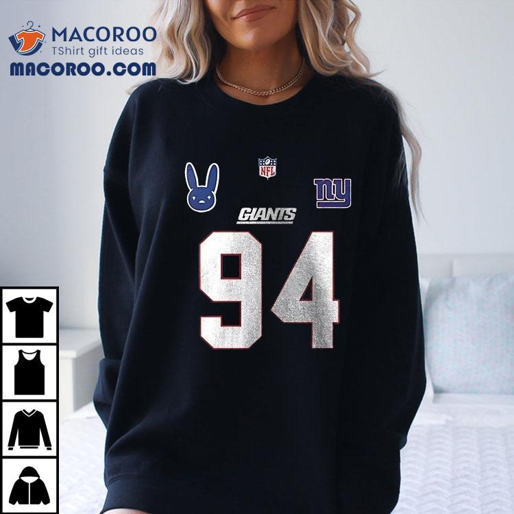 New York Giants X Bad Bunny Super Bowl 2026 Football Benito 94 Shirt