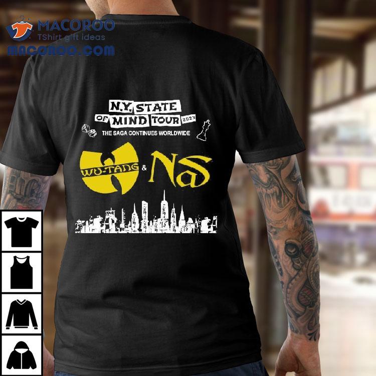 Original Wu-tang Clan And Nas New York State Of Mind Tour 2023 Shirt