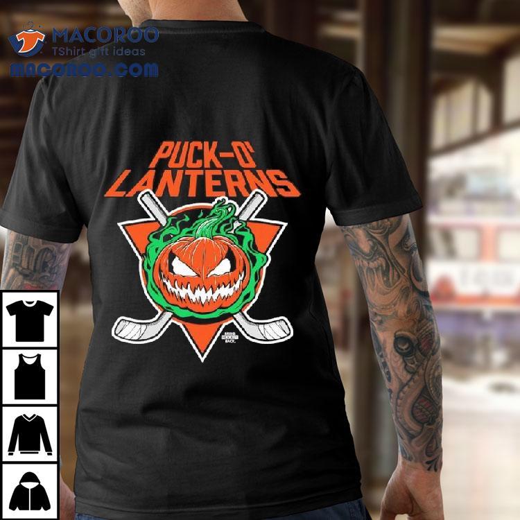 Puck O' Lanterns Bring Hockey Back Hockey Halloween Shirt