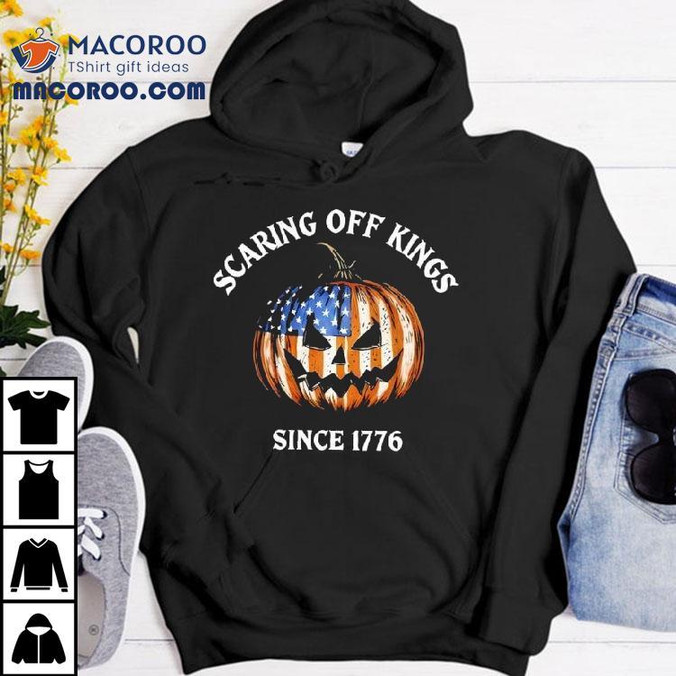 Scaring Off Kings Since 1776 Pumkin Halloween Shirt