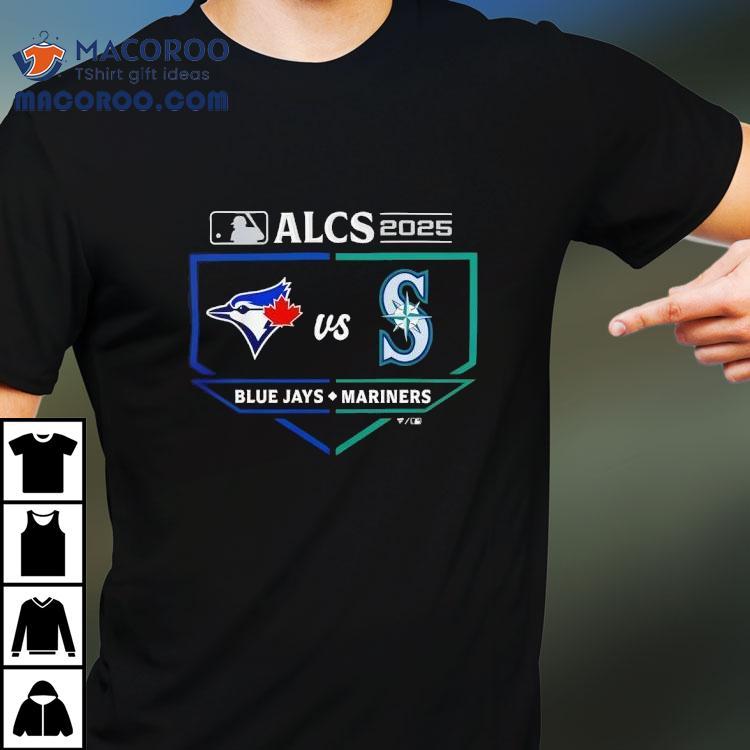 Seattle Mariners Vs Toronto Blue Jays 2025 Alcs Batter's Box Matchup Shirt